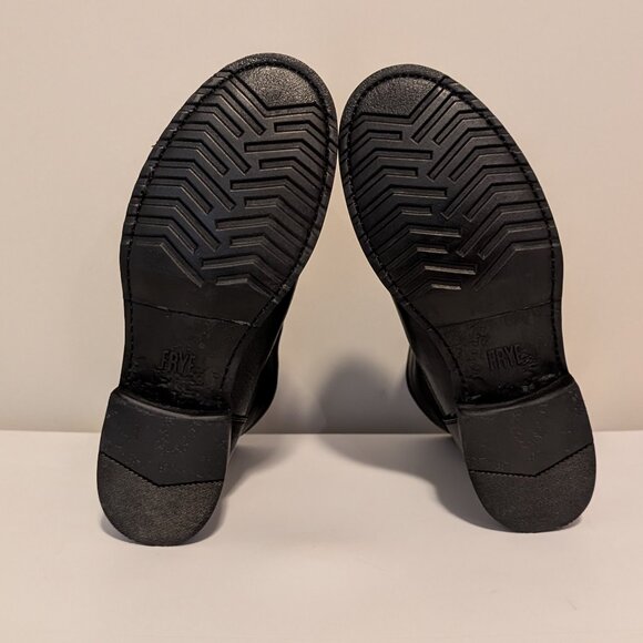 Frye Veronica Leather Boots Booties, Black, Size 8 - Picture 5 of 5